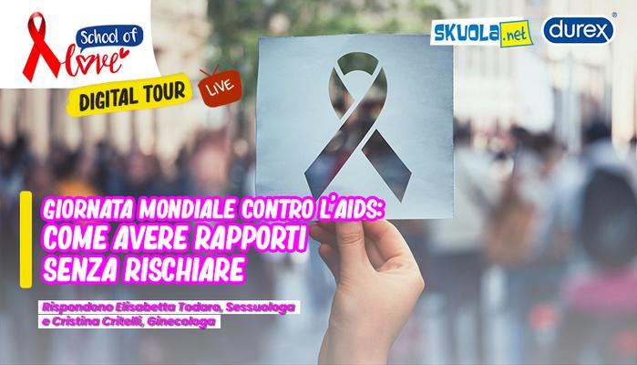 Giornata mondiale contro l'AIDS 2021: che cos’è l’AIDS e come proteggersi dal virus dell’HIV - Live con le esperte il 23 novembre ore 16:00