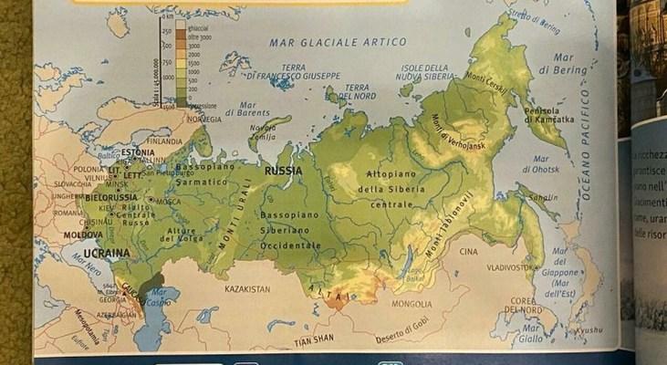 Mappa dell'Ucraina ferma al 1989, errore nel libro di storia: scoppia la protesta