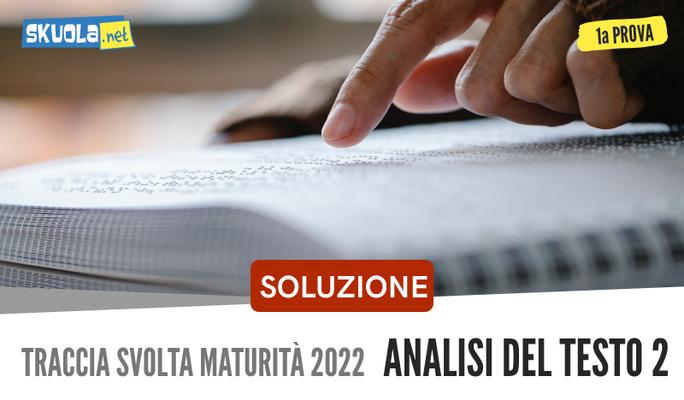 Soluzione Maturità Prima Prova 2022 analisi del testo 2 su Nedda di Giovanni Verga