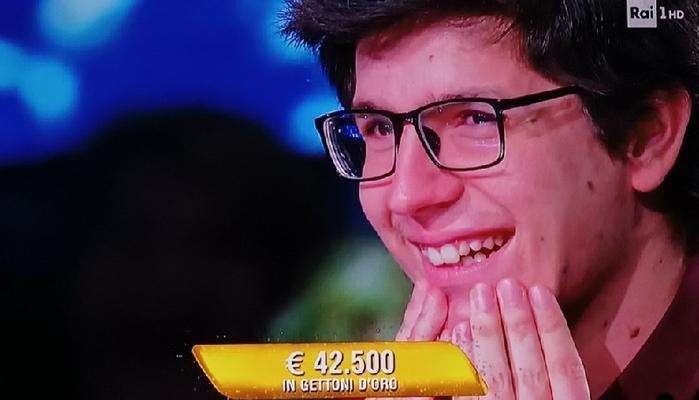 Chi è Giacomo, studente di 20 anni che ha vinto 188mila euro all'Eredità