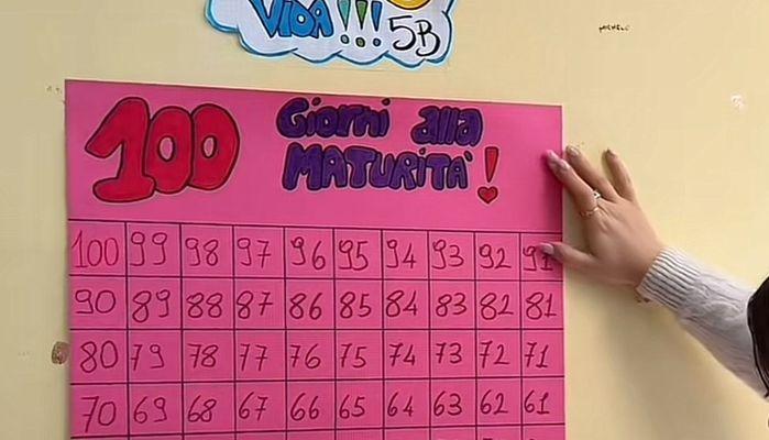 100 giorni alla Maturità: dai cartelloni alle magliette, cosa si fa per festeggiare
