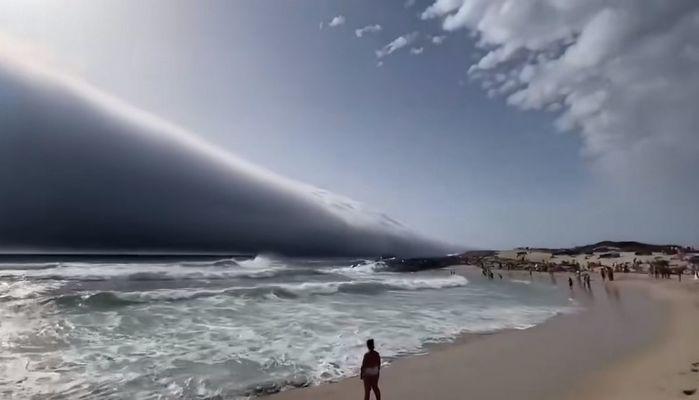 Roll cloud, come si spiegano le nuvole 'a rotolo' comparse sulle coste del Portogallo?
