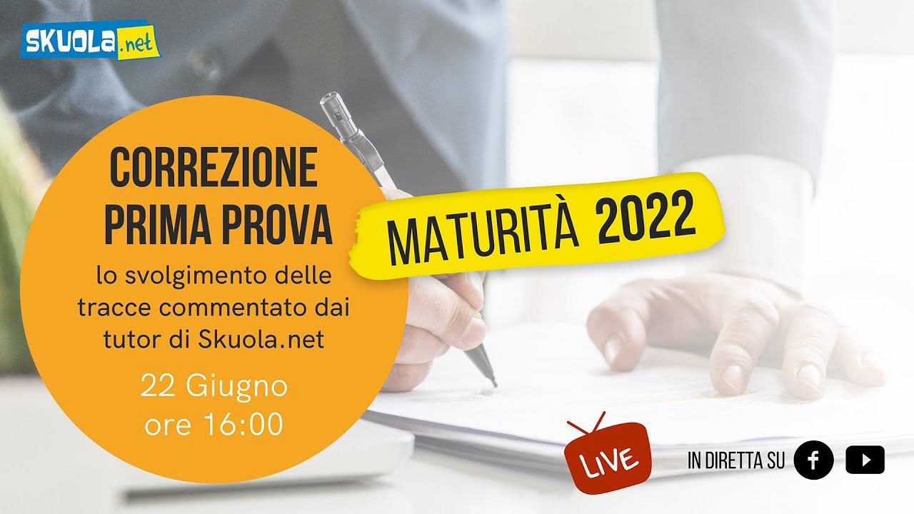 Maturità 2022 Prima Prova: la correzione delle tracce commentata dai tutor di Skuola.net