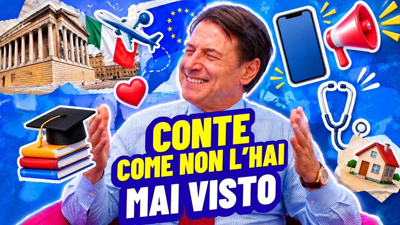 POTEVO NON FARCELA: Giuseppe Conte senza filtri su malattia, fede e “furti generazionali”